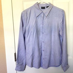 lavender long sleeve button up shirt